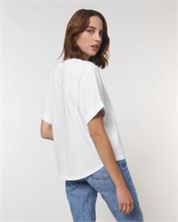 T-SHIRT DA DONNA CON MANICA ARROTOLATA